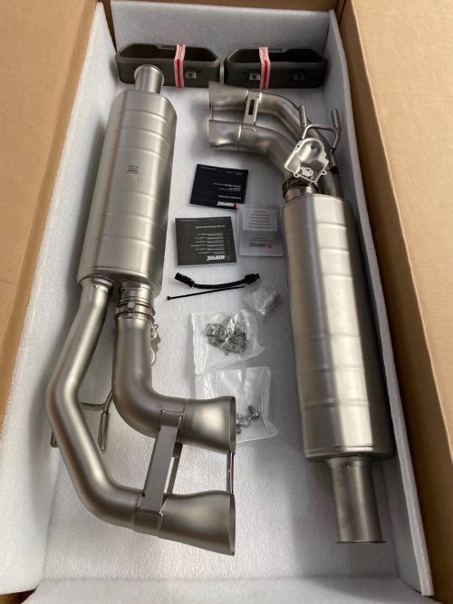 オリジナル Line Evolution AKRAPOVIC メルセデスベンツ エボリューションライン アクラポビッチ (86868/89065)【マフラー】【自動車パーツ】アクラポヴィッチ フィッティングキット付 W463用 G500 AMG - マフラー