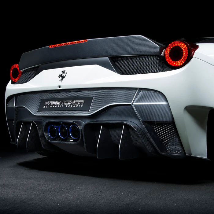 Vorsteiner Ferrari 458-VX Rear Bumper W/ Rear Diffuser Carbon