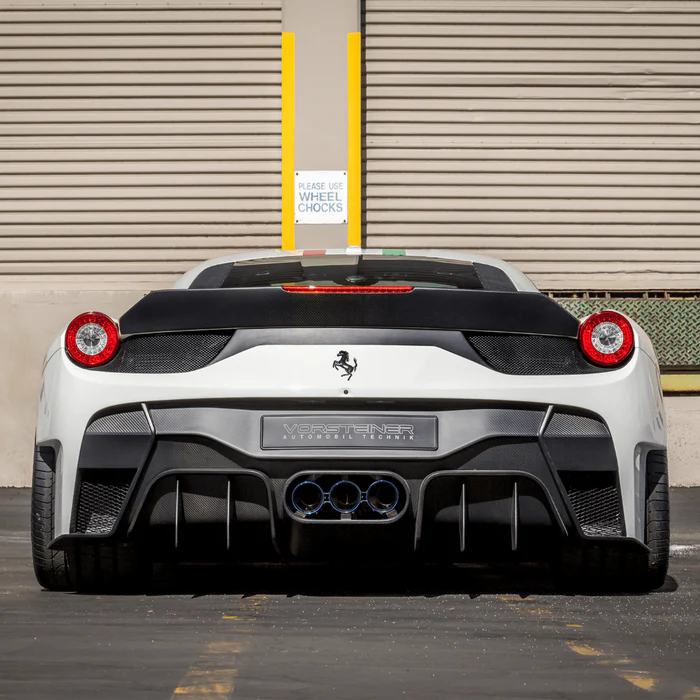 Vorsteiner Ferrari 458-VX Rear Bumper W/ Rear Diffuser Carbon