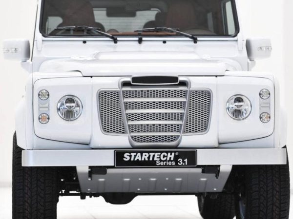 STARTECH Defender Front Grill with Aluminum Trim with Headlight Covers
