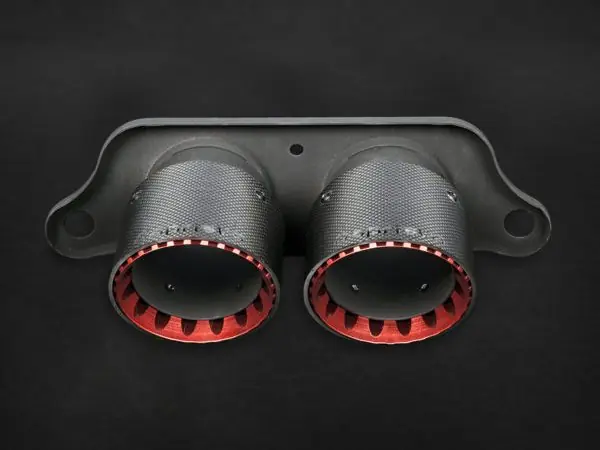 Porsche 991.2 GT3/RS – Carbon Fiber Shell Exhaust Tip for OEM Muffler