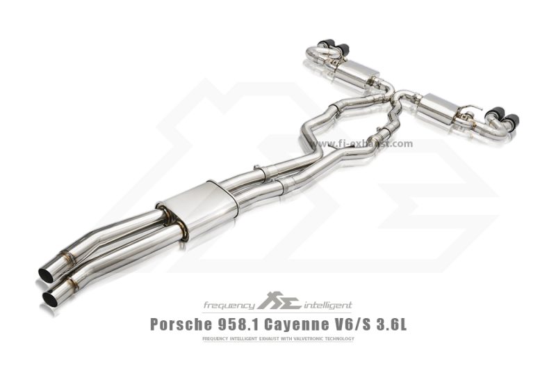 Colas de escape Milltek GT100 pulidas para el Porsche Cayenne (958) Turbo  año 2010