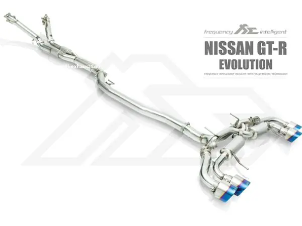 FI Exhaust Valvetronic Cat-Back System For Nissan GT-R R35 Race Version