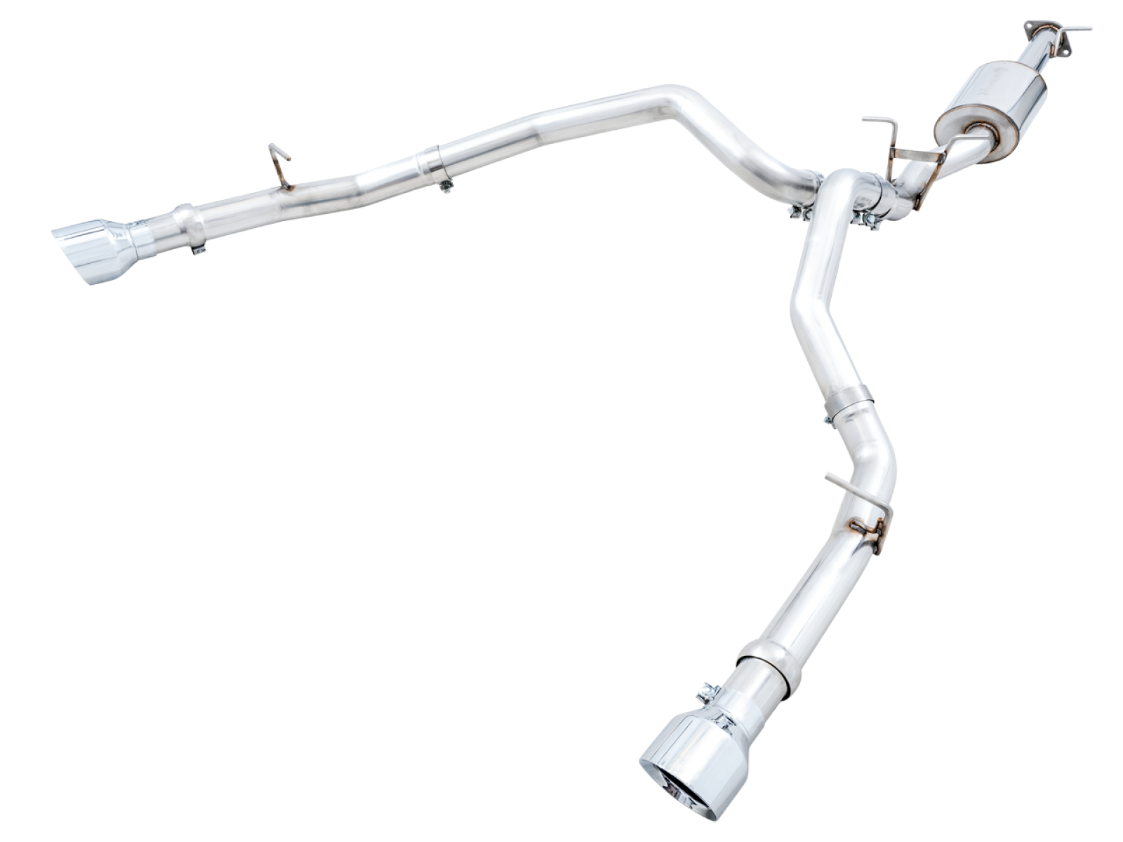 aFe 3in SS Cat-Back Exhaust w/ Dual Tips | RAM 1500 V8-5.7L (19) (49-42059-B)