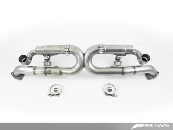 AWE Tuning AWE SwitchPath Exhaust for Porsche 991 – PSE cars – Chrome Silver Tips