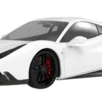 1016 Industries Forged Carbon Gloss Renato Short V1 Rear Wing w/ Stands Lamborghini Huracan LP580-2