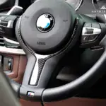 AUTOTECKNIC CARBON FIBER STEERING WHEEL TRIM – F20 1-SERIES | F22 2-SERIES | F30/ F34 3-SERIES | F32/ F36 4-SERIES