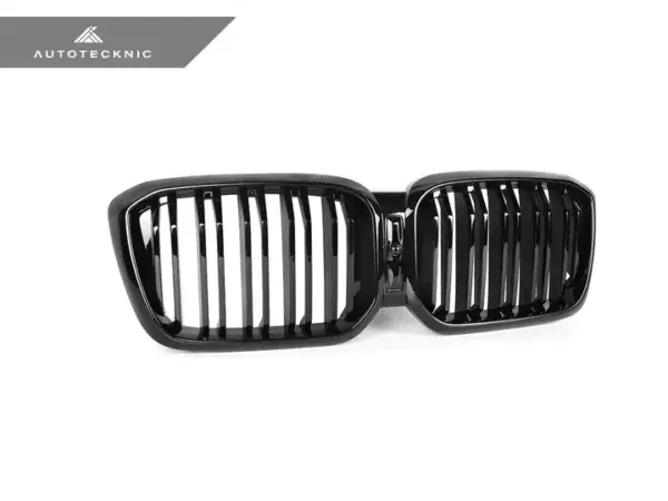 AUTOTECKNIC PAINTED DUAL-SLAT GLAZING BLACK FRONT GRILLE SET – G01 X3 | G02 X4 LCI