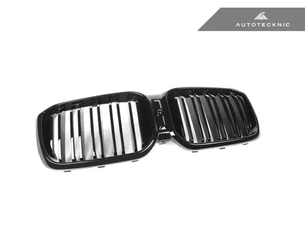 AUTOTECKNIC PAINTED DUAL-SLAT GLAZING BLACK FRONT GRILLE SET – G01 X3 | G02 X4 LCI