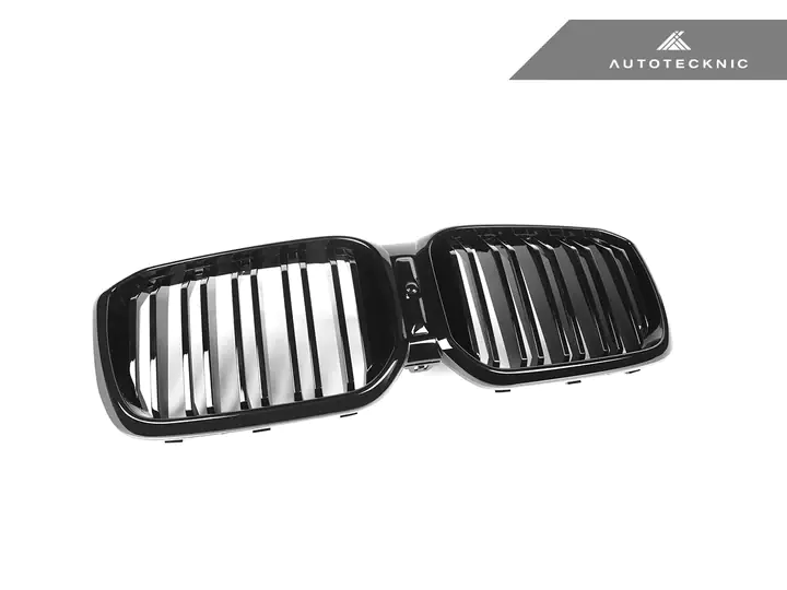 AUTOTECKNIC PAINTED DUAL-SLAT GLAZING BLACK FRONT GRILLE SET – G01 X3 | G02 X4 LCI