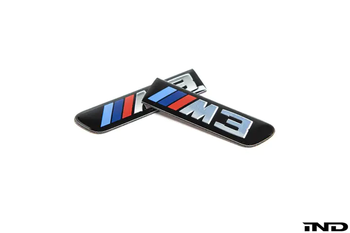 GENUINE BMW REPLACEMENT SIDE GRILLE EMBLEM SET – E9X M3