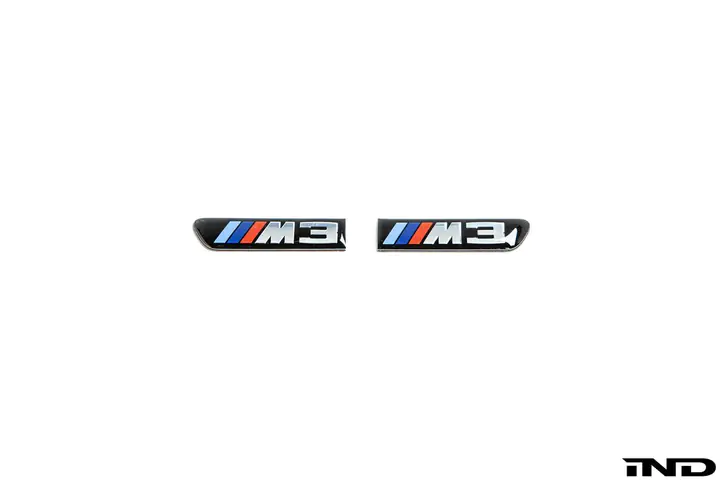 GENUINE BMW REPLACEMENT SIDE GRILLE EMBLEM SET – E9X M3