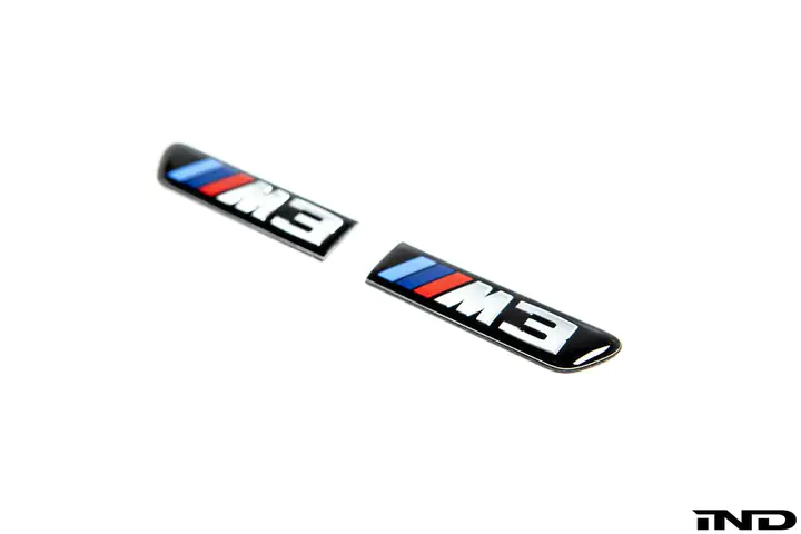 GENUINE BMW REPLACEMENT SIDE GRILLE EMBLEM SET – E9X M3