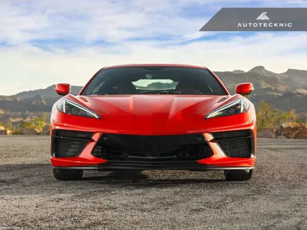 AUTOTECKNIC DRY CARBON COMPETITION FRONT AERO LIP – CORVETTE C8 2020-2023