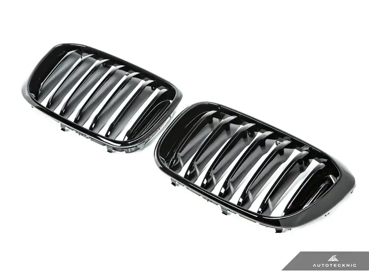 AUTOTECKNIC GLAZING BLACK FRONT GRILLE SET – G01 X3 | G02 X4 PRE-LCI