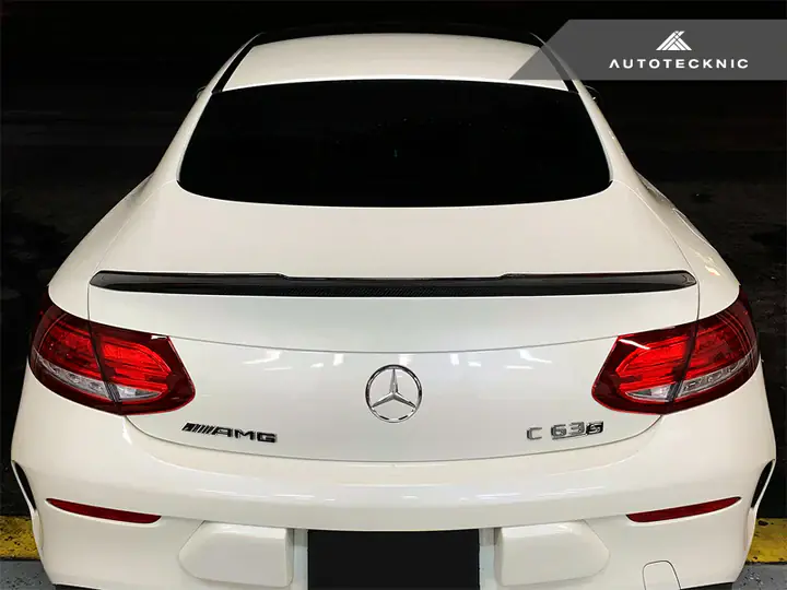 AUTOTECKNIC COMPETITION CARBON TRUNK LIP SPOILER – MERCEDES-BENZ C205 C-CLASS COUPE