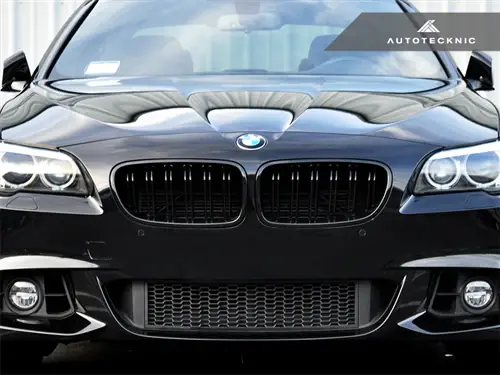 AUTOTECKNIC DUAL-SLATS GLAZING BLACK FRONT GRILLE SET – F10 5-SERIES | M5