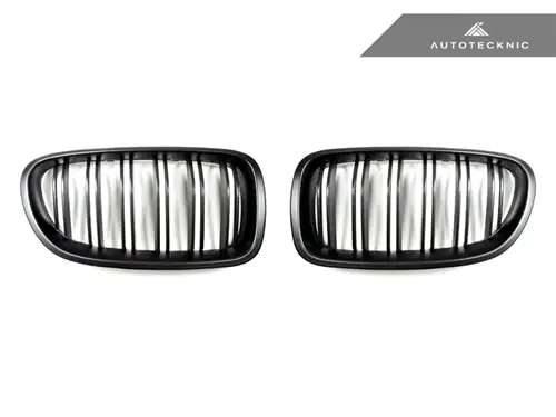 AUTOTECKNIC DUAL-SLATS STEALTH BLACK FRONT GRILLE SET – F10 5-SERIES | M5