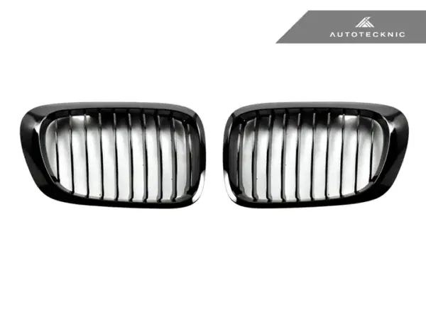 AUTOTECKNIC GLAZING BLACK FRONT GRILLE SET – E46 3-SERIES COUPE PRE-FACELIFT | M3