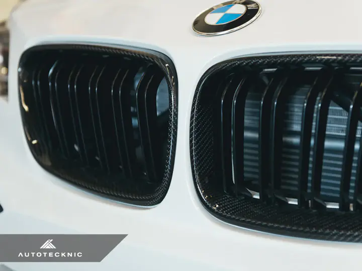 AUTOTECKNIC DUAL-SLATS CARBON FIBER FRONT GRILLE SET – F87 M2 | F22 2-SERIES