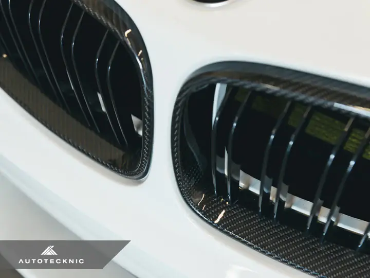 AUTOTECKNIC DUAL-SLATS CARBON FIBER FRONT GRILLE SET – F87 M2 | F22 2-SERIES