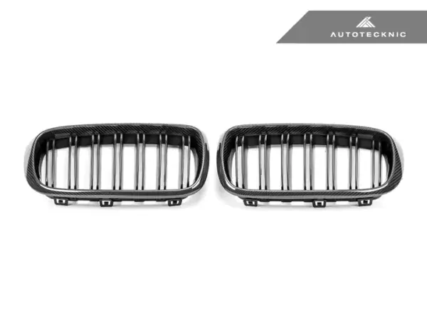 AUTOTECKNIC DUAL-SLATS CARBON FIBER FRONT GRILLE SET – F15 X5 | F85 X5M & F16 X6 | F86 X6M