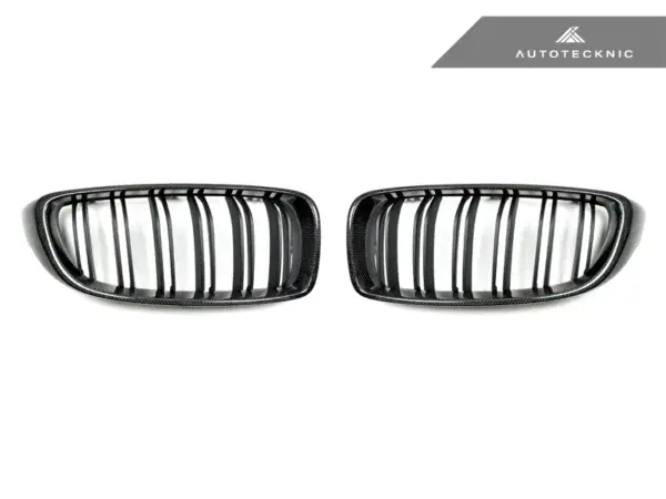 AUTOTECKNIC DUAL-SLATS CARBON FIBER FRONT GRILLE SET – F32/ F36 4-SERIES | F80 M3 | F82 M4