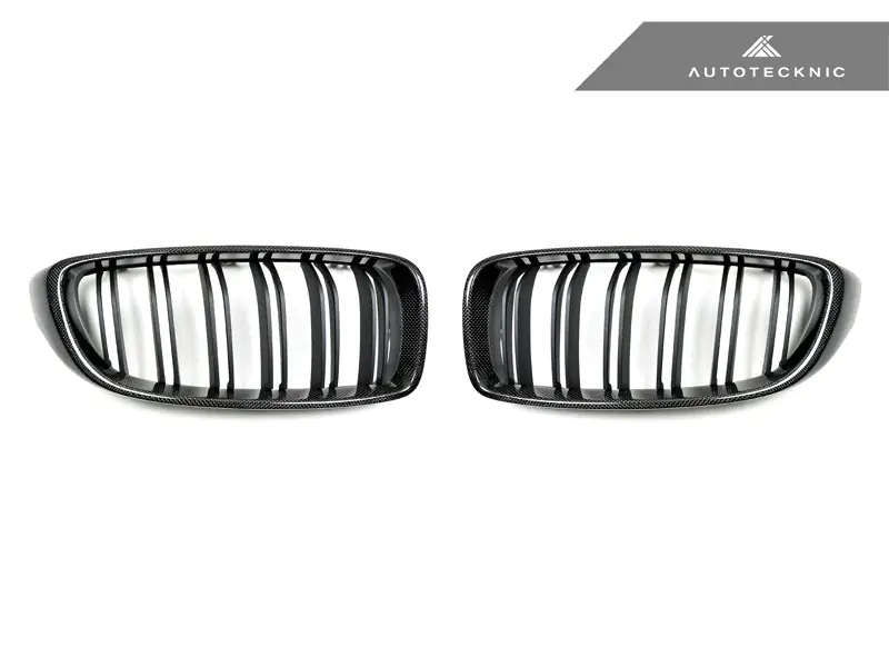 AUTOTECKNIC DUAL-SLATS CARBON FIBER FRONT GRILLE SET – F32/ F36 4-SERIES | F80 M3 | F82 M4