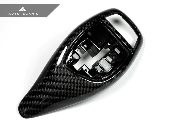 AUTOTECKNIC CARBON FIBER GEAR SELECTOR COVER – BMW (SPORT AUTOMATIC TRANSMISSION EQUIPPED ONLY)