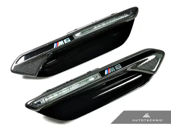 AUTOTECKNIC DRY CARBON FENDER LIGHT TRIM SET – F06 M6 GRAN-COUPE | F12 M6 CABRIO | F13 M6 COUPE