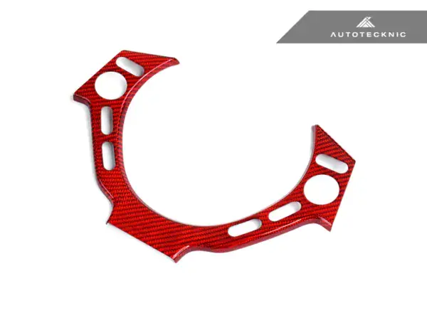 AUTOTECKNIC DRY CARBON FIBER STEERING WHEEL TRIM – NISSAN R35 GTR