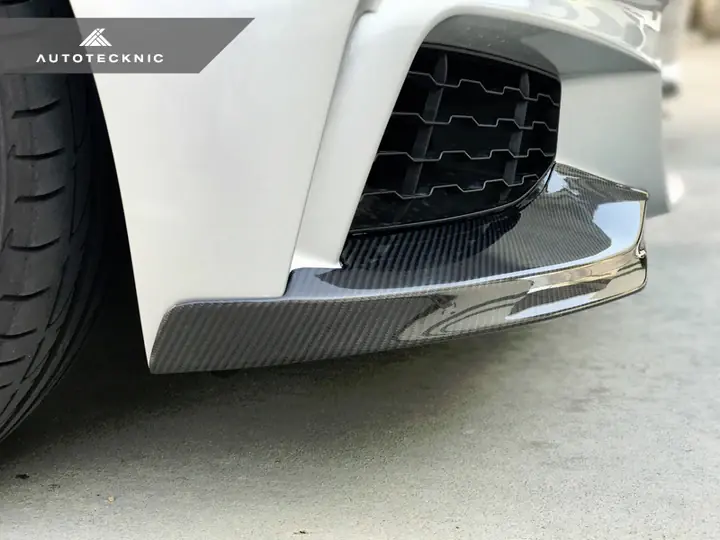 AUTOTECKNIC VACUUMED CARBON FIBER AERO SPLITTERS – F32/ F33/ F36 4-SERIES M-SPORT