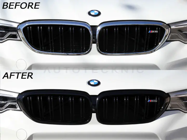 AUTOTECKNIC GLAZING BLACK FRONT GRILLE SURROUND SET – F90 M5