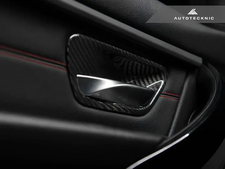 AUTOTECKNIC DRY CARBON INTERIOR DOOR HANDLE TRIM SET – BMW F-CHASSIS