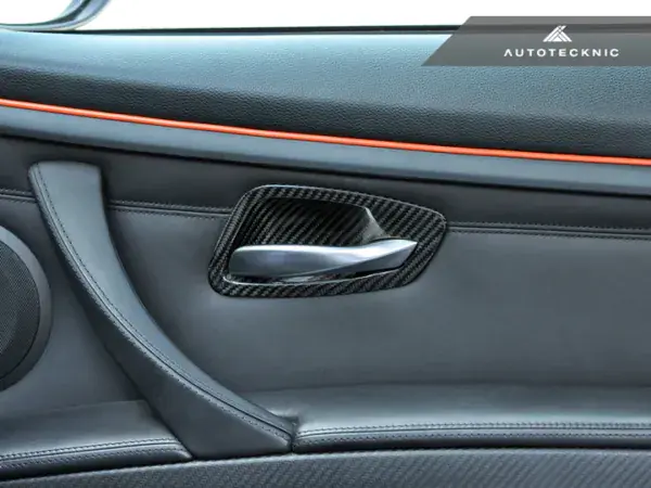 AUTOTECKNIC DRY CARBON INTERIOR DOOR HANDLE TRIMS – E92 3-SERIES & M3 | E93 3-SERIES & M3