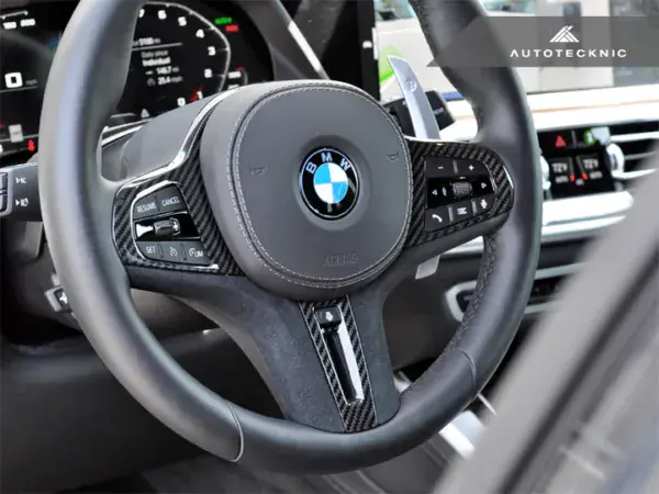 AUTOTECKNIC CARBON ALCANTARA STEERING WHEEL TRIM – G20 3-SERIES