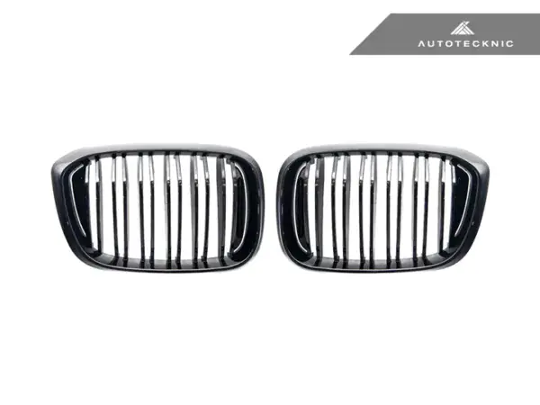 AUTOTECKNIC PAINTED DUAL-SLAT GLAZING BLACK FRONT GRILLE SET – G01 X3 | G02 X4 PRE-LCI