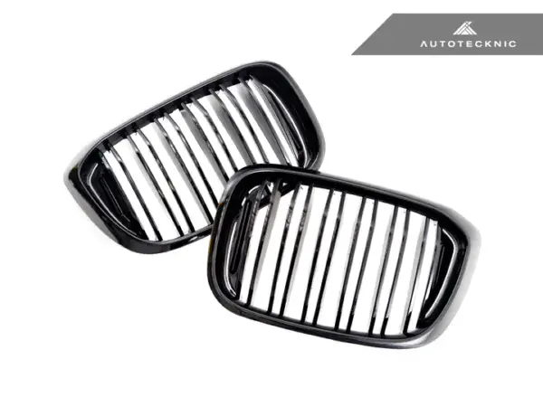 AUTOTECKNIC PAINTED DUAL-SLAT GLAZING BLACK FRONT GRILLE SET – G01 X3 | G02 X4 PRE-LCI