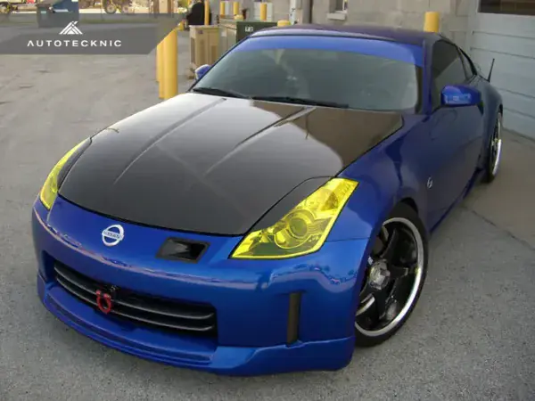 AUTOTECKNIC CARBON FIBER HEADLIGHT COVERS – NISSAN 350Z