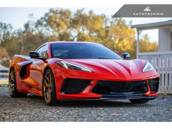 AUTOTECKNIC DRY CARBON COMPETITION FRONT AERO LIP – CORVETTE C8 2020-2023